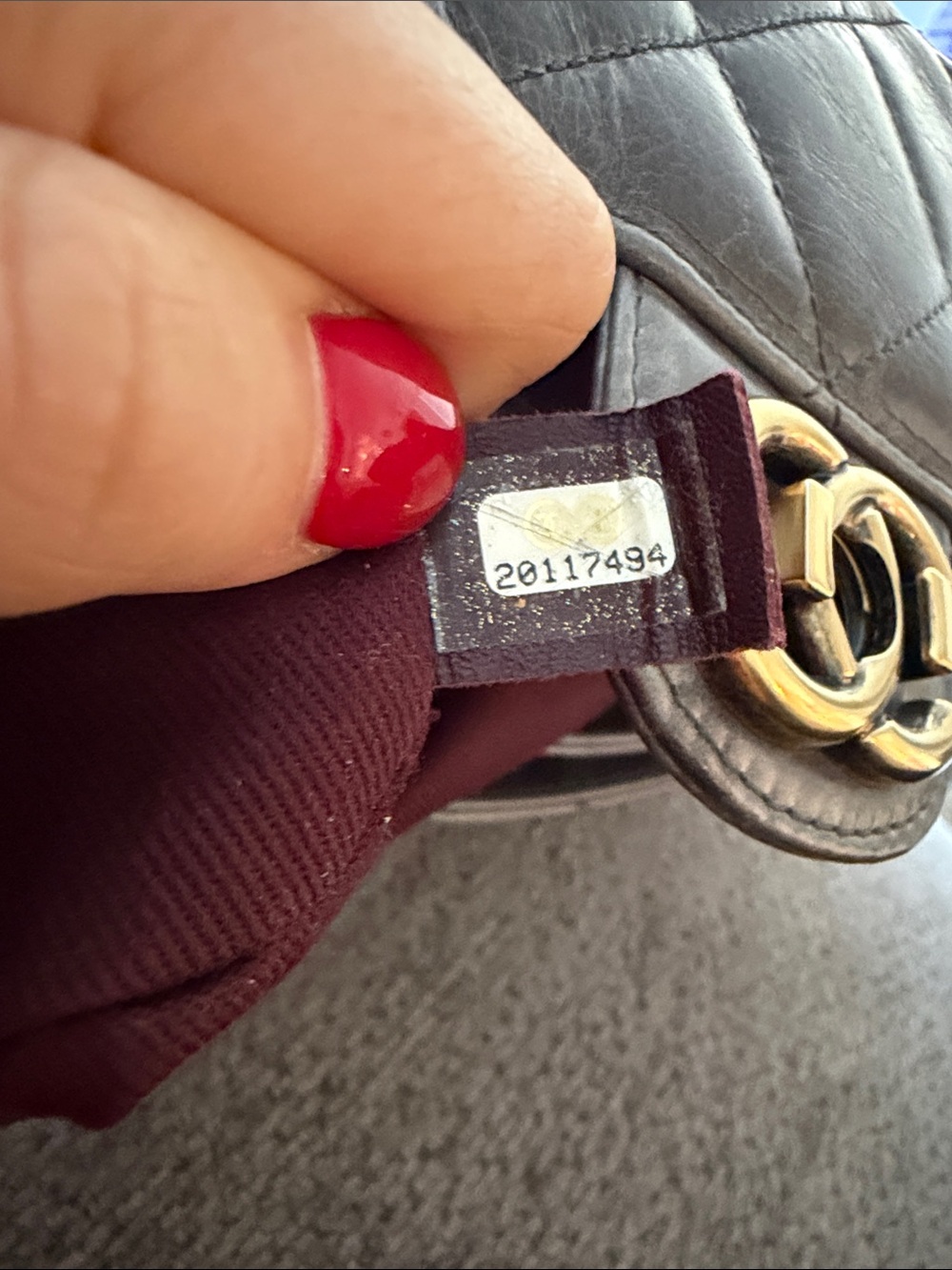 SOLD!!! Chanel Gray Quilted Leather Shoulder Bag - Picture 13 of 14